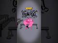 Animated Short: mindfulness is a jacked mind #funnyshorts  #fitness #comedyshorts #gymaddict