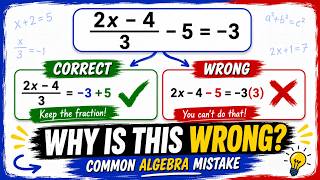 Linear Equation (Common mistake)