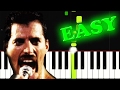 QUEEN - WE ARE THE CHAMPIONS - Easy Piano Tutorial