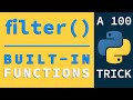 Filter data using filter() | Python Built-in Functions