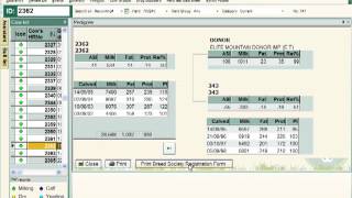 View pedigree information