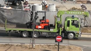 扇屋重機運送 日野レンジャー増トン