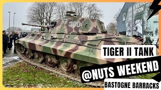 Tiger II Tank in Action! NUTS 2024 @ Bastogne Barracks