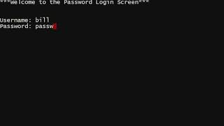 Python Challenge 7 - Login Screen