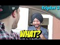 identical triplet drive thru prank