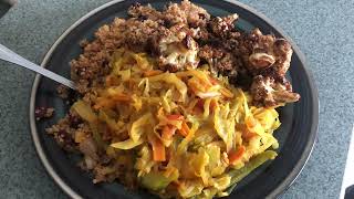 Cabbage Recipe \u0026 Cauliflower with BBQ Jerk Sauce