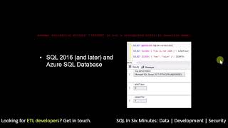 Schema validation failed: 'ISJSON' is not a recognized built-in function name