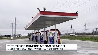 Reports of shots fired at Lake Charles gas station