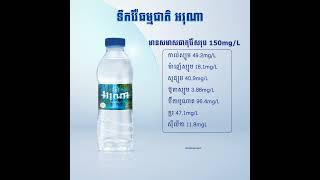 ✅ទឹករ៉ែធម្មជាតិ អរុណា ស័ក្តិសមបំផុតសម្រាប់ពិសា