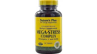 VITAMINS BEST Sellers for AMAZON Must See Review! Natures Plus Mega-Stress Complex - 90 Vegetaria..