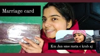 marriage ❤️ card #trending #vlogging #newvideo #vairalvideo