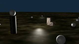 My first DirectX 3D Game Engine - Textured meshes first test.