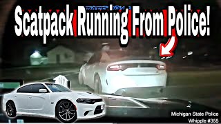 Dodge Charger Scatpack Gets Into Insane Police Chase! After It Was In A Drive By SHOOTING!