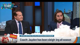 FIRST THINGS FIRST | Nick Wright ADMITS Jayden Daniels Should Be HIGHER On QB Rankings | NFL