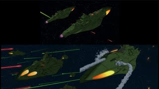 宇宙戰艦大和號之加米拉斯戰艦介紹(1); Introduction to the Gamilas battleship of the Space Battleship Yamato part 1