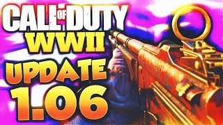 The "BAR" and "PRIMED" NERF! (NEW UPDATE 1.06) - Call of Duty WW2 UPDATE 1.06 PATCH NOTES!