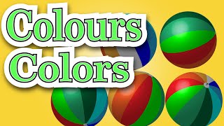 Learn the Colors / Colours ~ LEARN ENGLISH with  English For All ~ LEARN VOCABULARY
