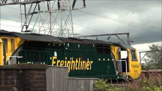 66546 and 70010 Near Crewe Basford Hall