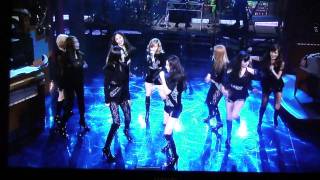 HD 1080p SNSD 소녀시대 Lateshow David Letterman The Boys USA Debut