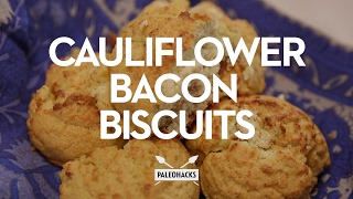 Cauliflower Bacon Biscuits | Paleo Recipe