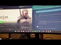 ลองต่อจอย ps5 dualsense กับ the witcher 3 next gen pc steam