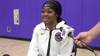 LSU Aneesah Morrow interview, Tiger women's basketball