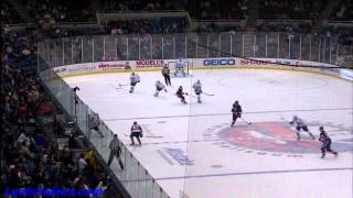 Maple Leafs @ Islanders - Fredrik Sjostrom Scores - 110208