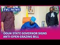 Ogun State Governor Signs Anti-Open Grazing Bill Into Law