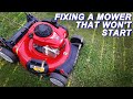 Fixing A Mower That Won't Start After Storage