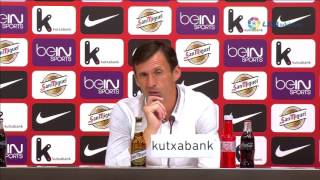Rueda de prensa de José Ángel Ziganda tras el Bilbao Athletic (0-0) CD Numancia