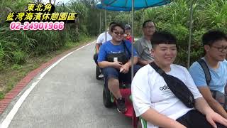 藍灣玩很大-20190719豐原進香團一行貴賓搭乘藍灣接龍蜈蚣車