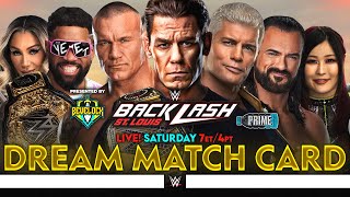 WWE Backlash 2025 - Dream Match Card [v4]