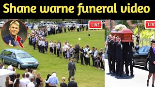 Shane warne funeral video|Shane warne memories and tributes|live