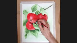 [머물다 가고 싶은곳..] 보타닉아트 수채화 일러스트 Flower WaterColor Drawing - [Healing STORY-힐링스토리]