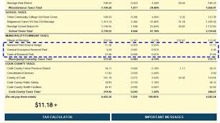 Township Tax Calculation