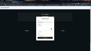 Issue tracker app | Skill Test | Coding Ninja