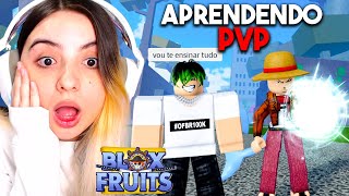 CHAMEI ESSE YOUTUBER pra ME ENSINAR PVP pra CAÇAR BOUNTY no BLOX FRUITS!! @ofbr (DIA 4)