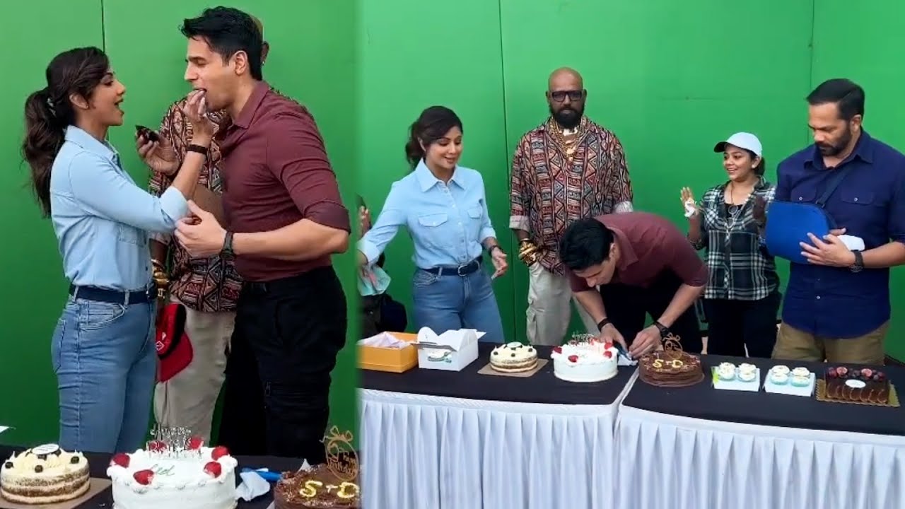 Sidharth Malhotra Celebrate His Birthday With Shilpa And Rohit Shetty ...