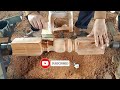 ក្រឡឹងជើងគ្រែ lathe bed legs woodworking wood woodworkingart bed asmr