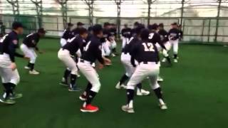 U15北海道選抜2014サイキングアップHAKA2回目