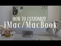 How To Customize your iMac and MacBook | Set Up, Aesthetic Widgets