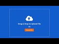 Drag & Drop  File Upload using HTML CSS ,JavaScript. How to create a Drag & Drop Borwser File Upload
