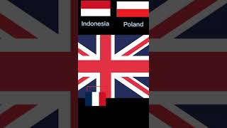 find hidden flages from UK flag #countries #shortvideo