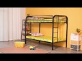 Assembly Instructions for Twin Over Twin Metal Bunk-bed with Double Ladder