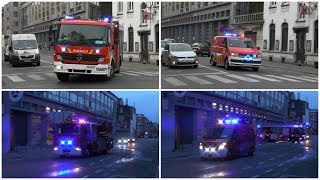 [NIEUWE COMMANDOWAGENS] Brandweer Luik/Liège met spoed naar verschillende interventies! (313)