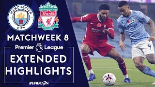 Manchester City v. Liverpool | PREMIER LEAGUE HIGHLIGHTS | 11/8/2020 | NBC Sports