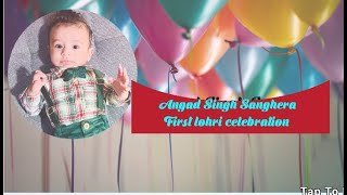 Angad Singh Sanghera First Lohari Celebration ( SURJIT STUDIO BILGA MOB.+91 99885 29642