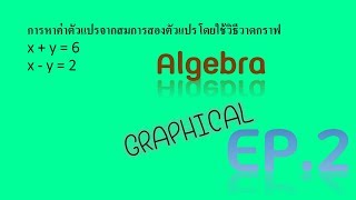 การแก้ปัญหาสมการ 2 ตัวแปร โดยใช้กราฟ (Graphical Method) EP.2/2