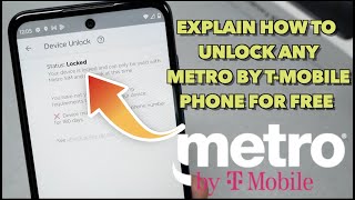 explain how to unlock any metro by t-mobile phone for free as (2023)