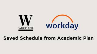 03 - Create a Saved Schedule from Your Academic Plan